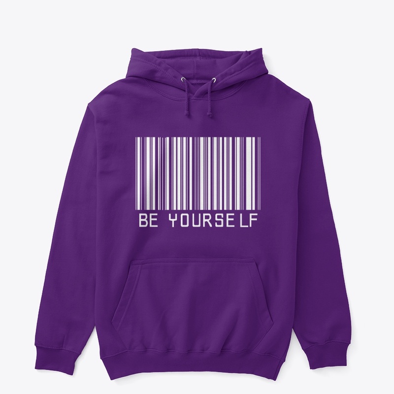 BE Yourself Barcode hoodie Sweat shirt 