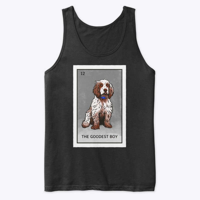 The Goodest Boy Spaniel Dog Tarot Card