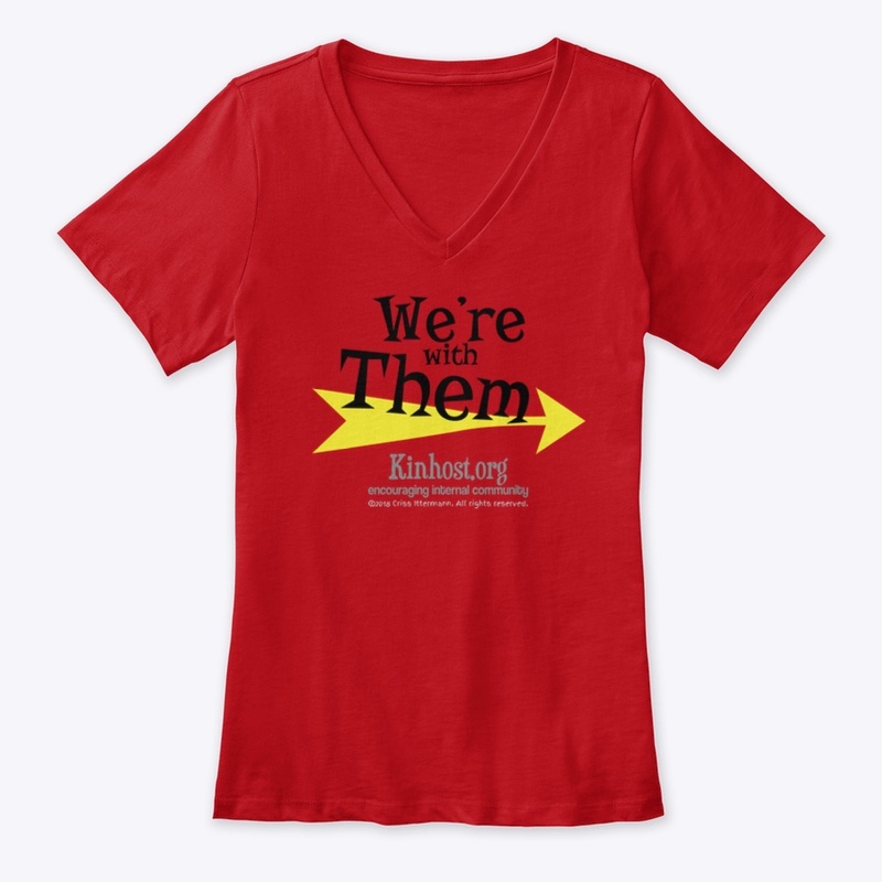 We're with Them DID Couples tee
