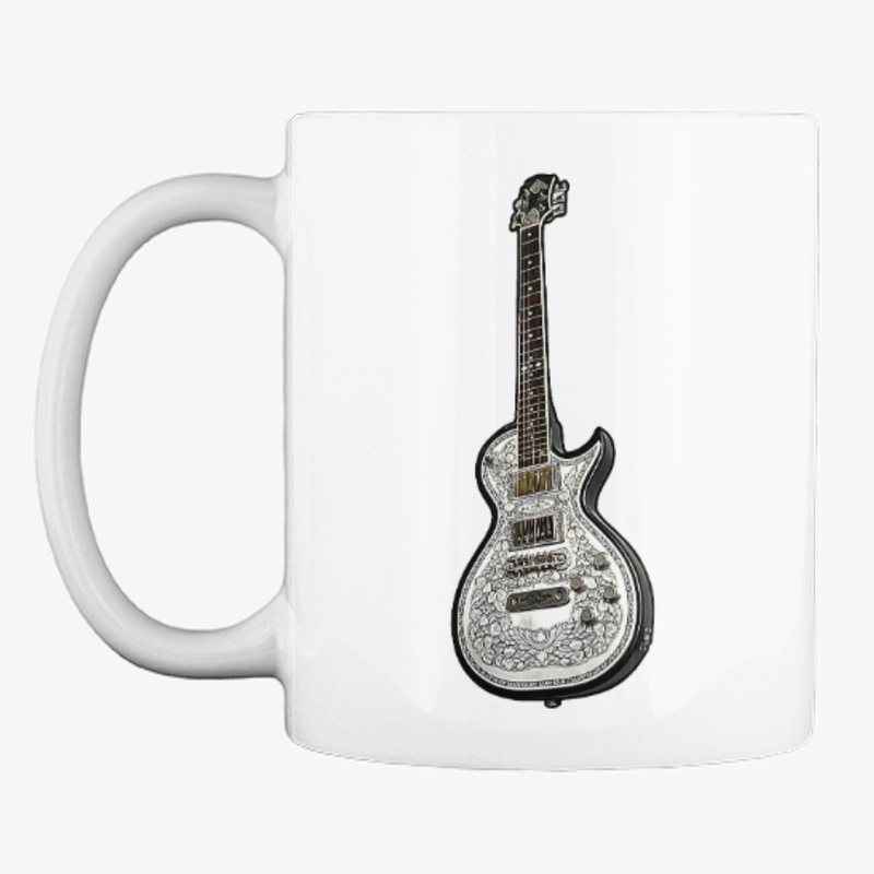 Guitar Icon - Metallic Inlay