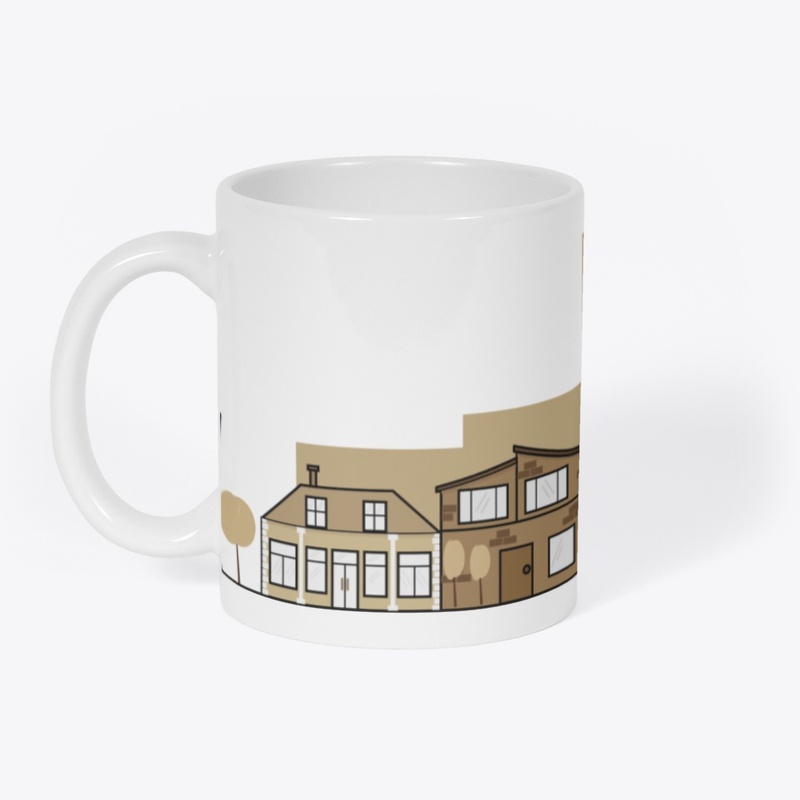City street landscape.
