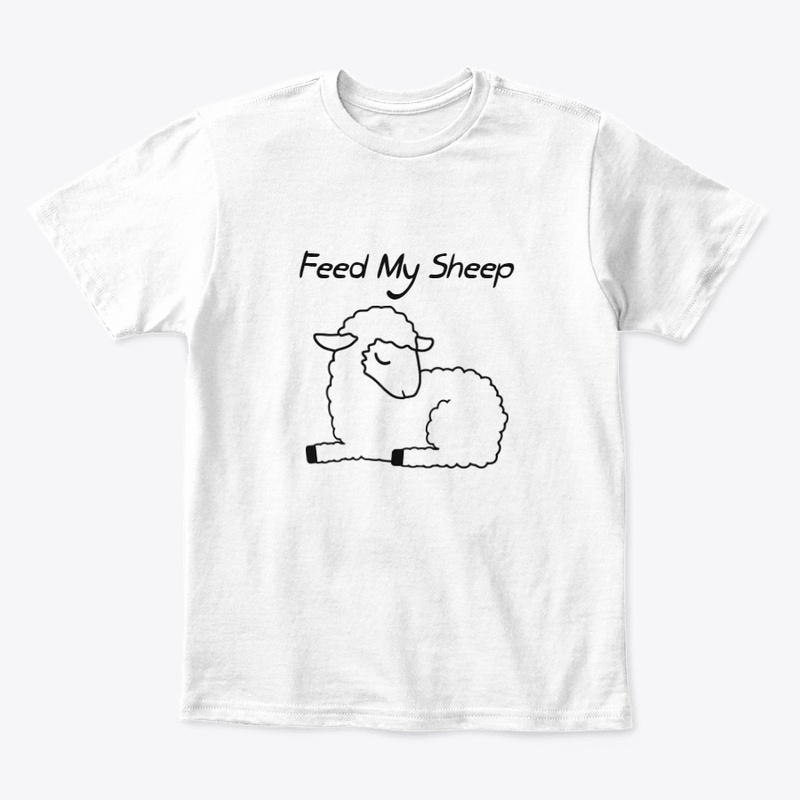 Feed my sheep bible verse simple hoodie 