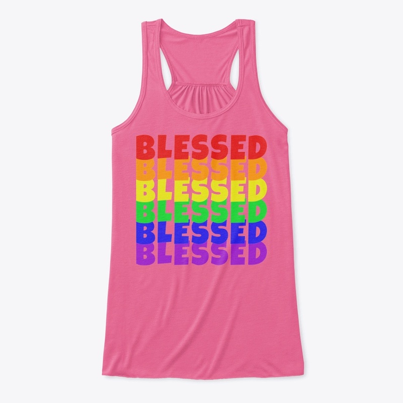 BLESSED Rainbow Shirt