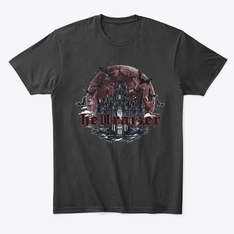 HellRaizer Castle with Bats, Blood Moon