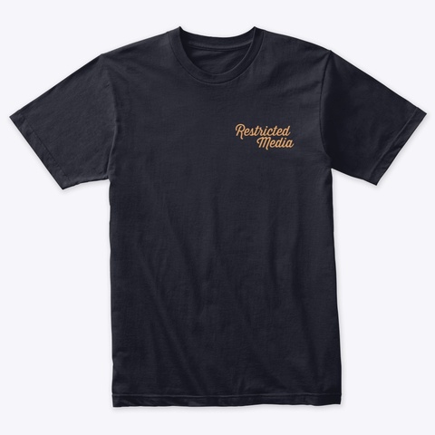 Rm Gold Vintage Navy Camiseta Front