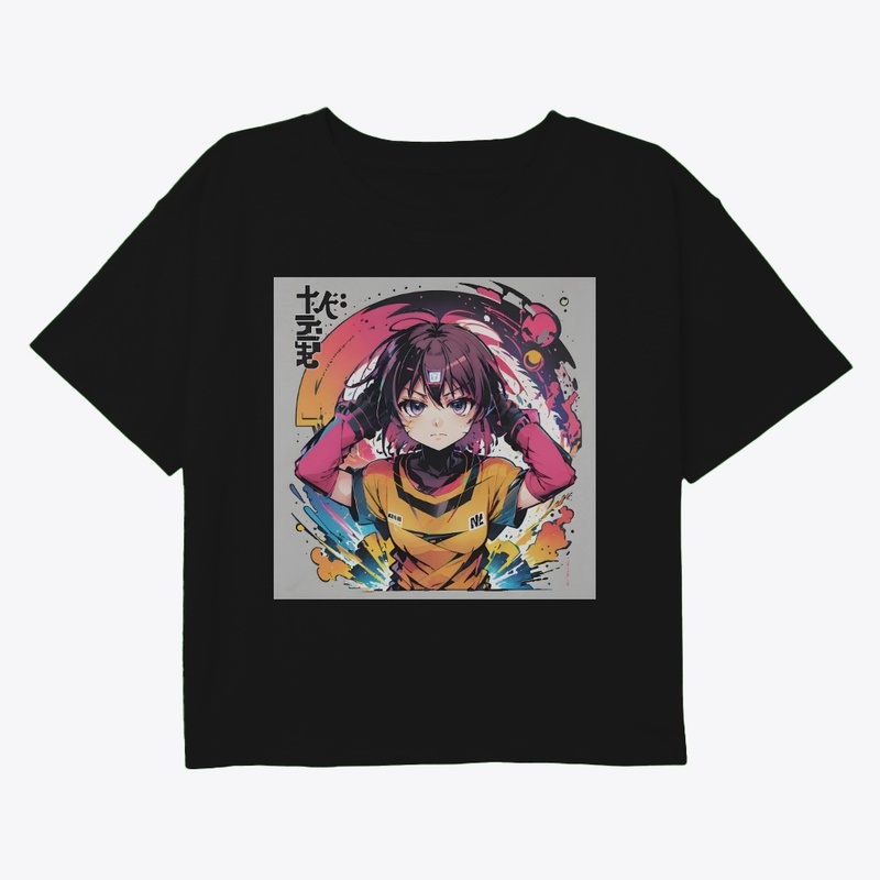 Cyberpunk Anime Warrior