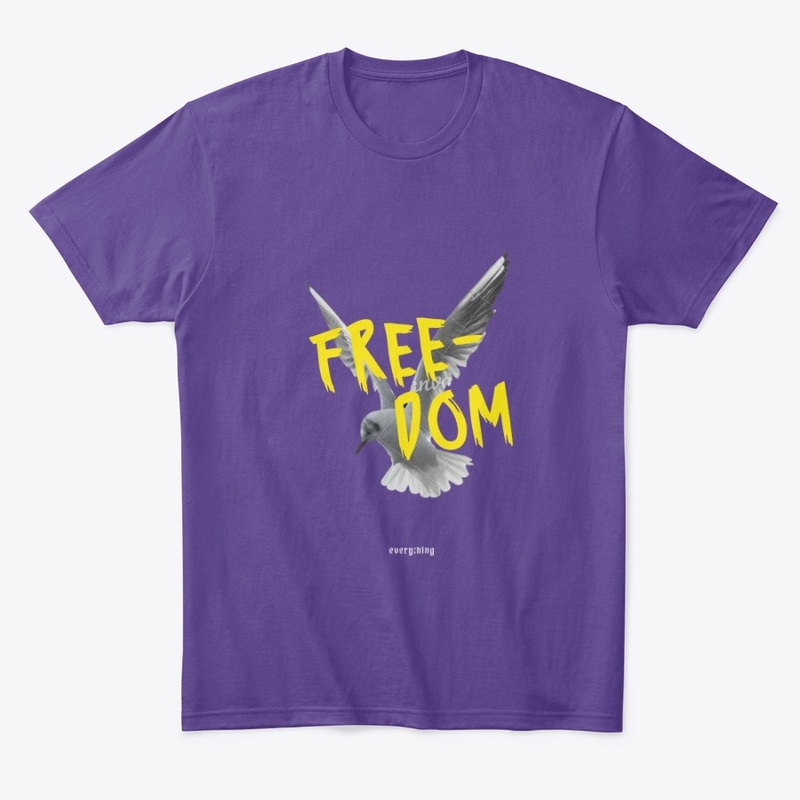 White Yellow Quote T-shirt