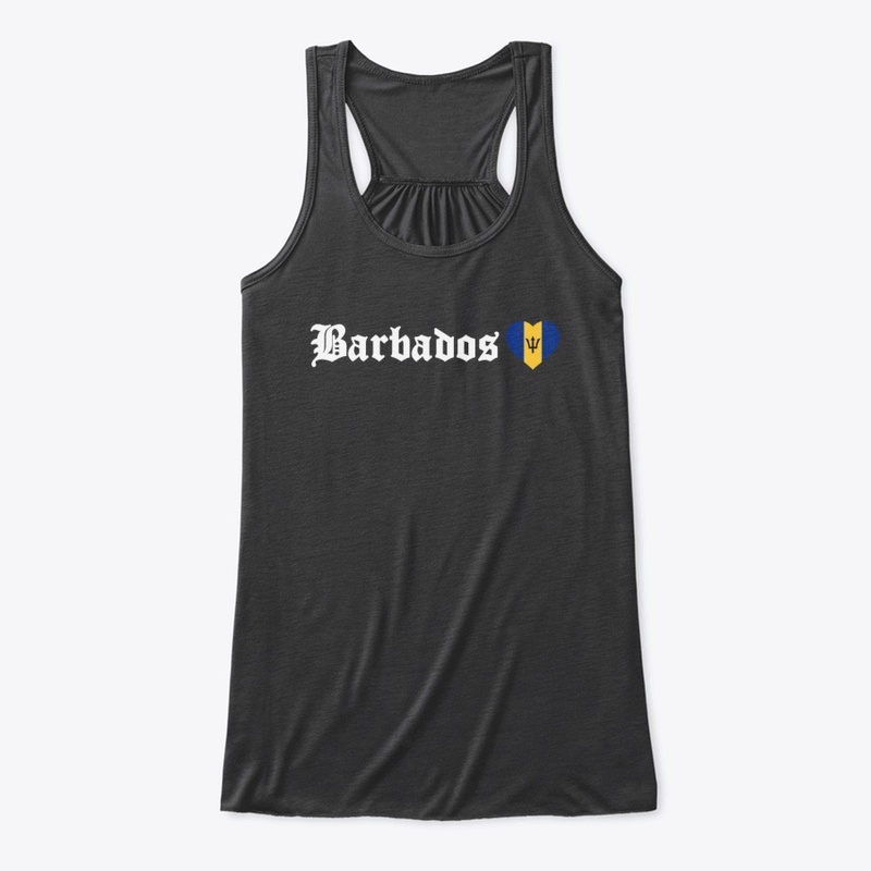 Barbados Blackletter Bajan Flag