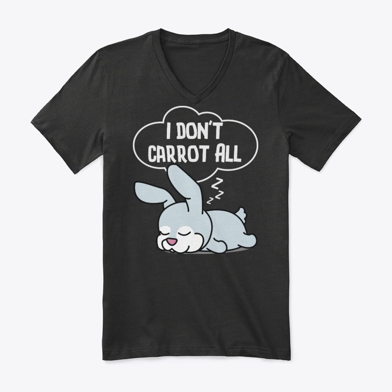 Punny Rabbit Lover Gift - Lazy Sleeping