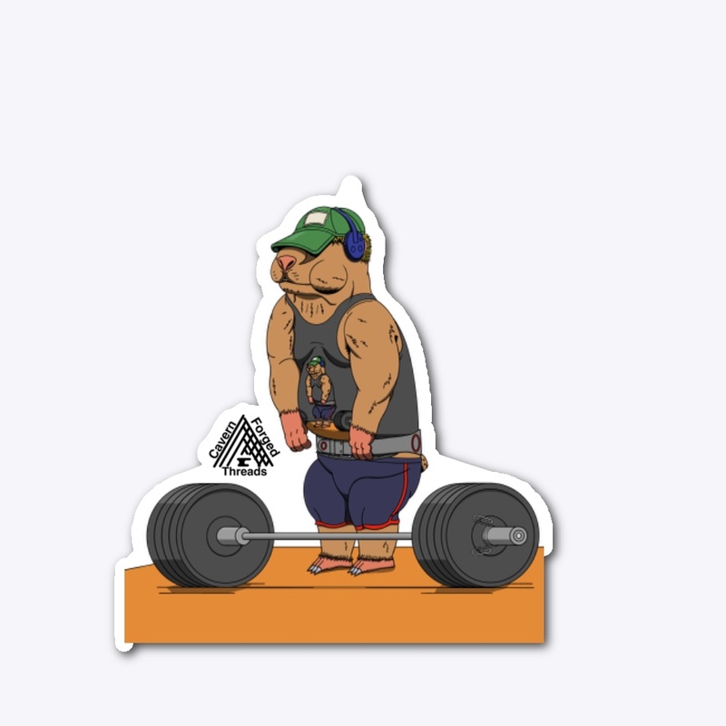 Bulking (prairie) gym dog