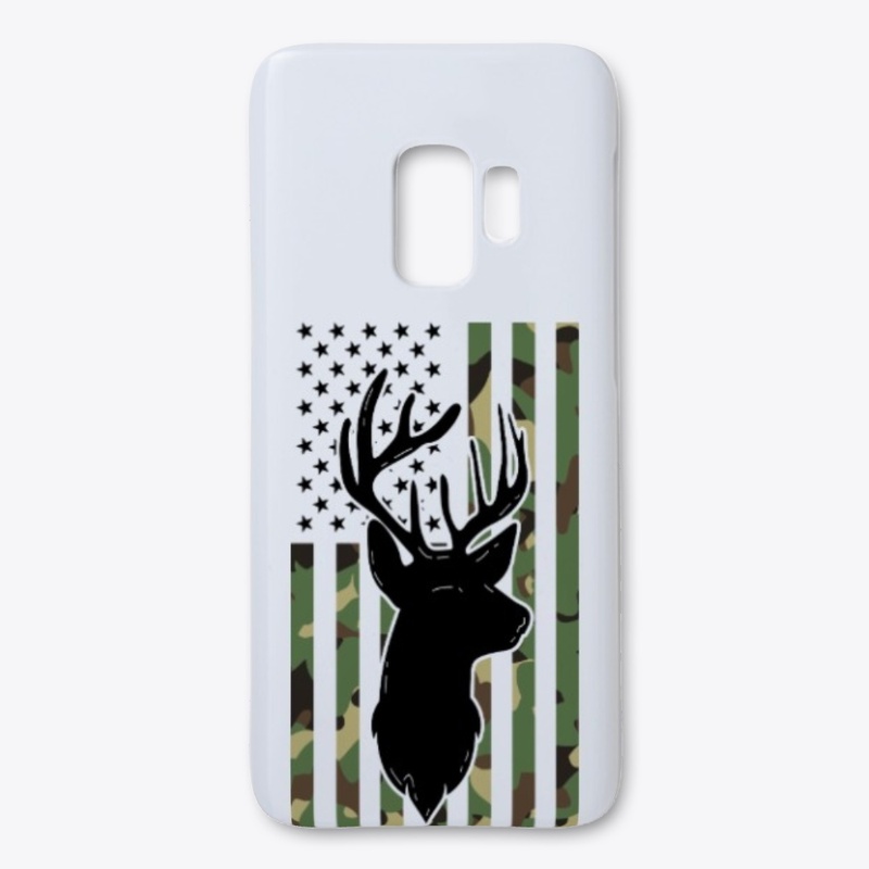 Camouflage American Flag Deer Hunting