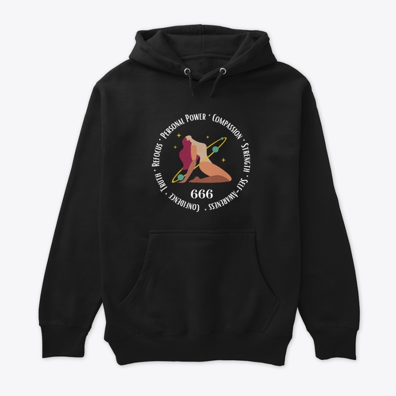 666 Angel Number - Black Collection