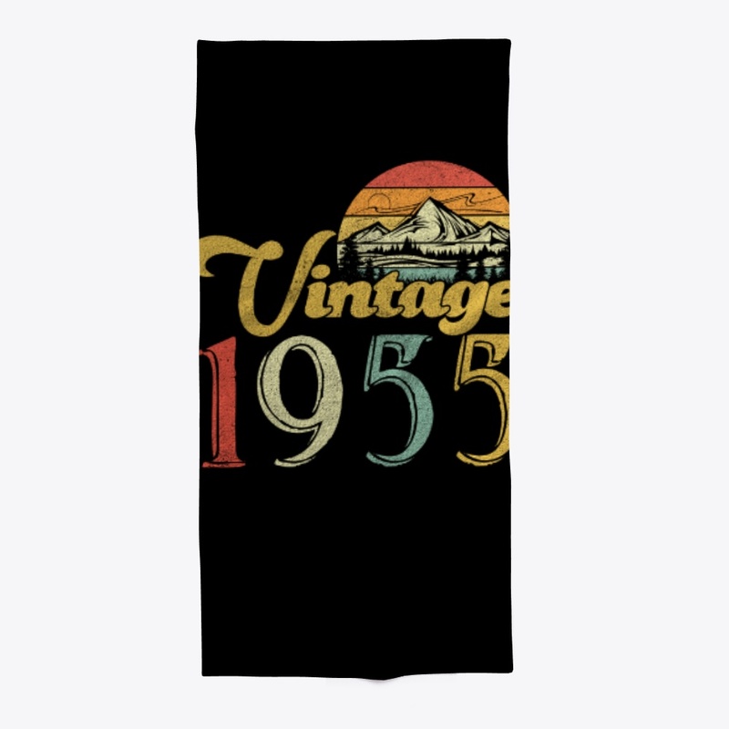 Vintage 1955 Sunset Retro 65th Birthday