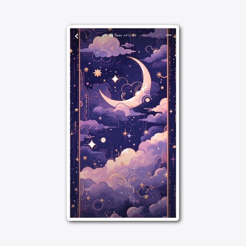 MOONS PURPLE AND ASTROUNAUTS 