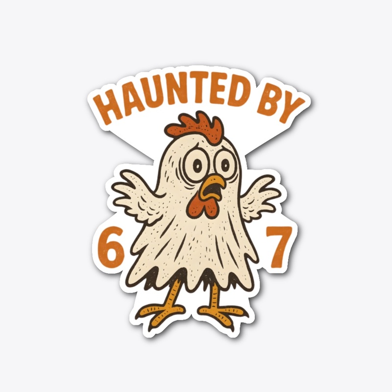 Spooky Ghost Rooster Halloween