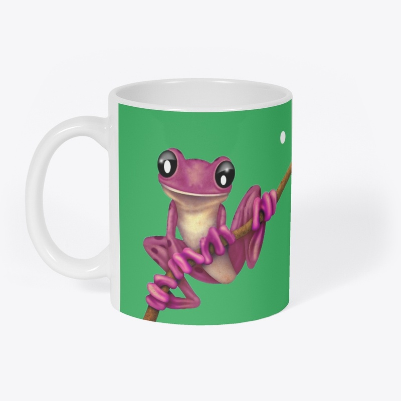 frog prints on accessories & t-shirts 