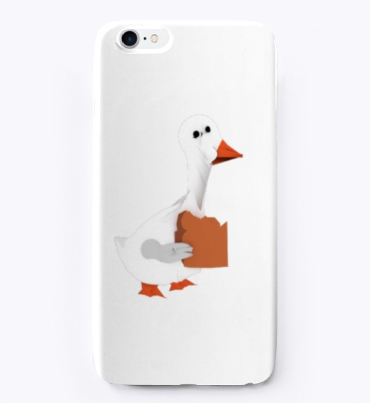 Goose Eating Bread (Custom Design)