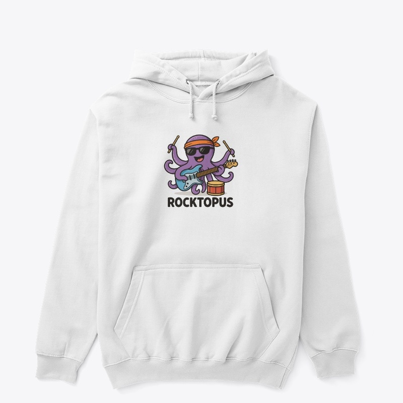 Rocktopus Funny Octopus Character