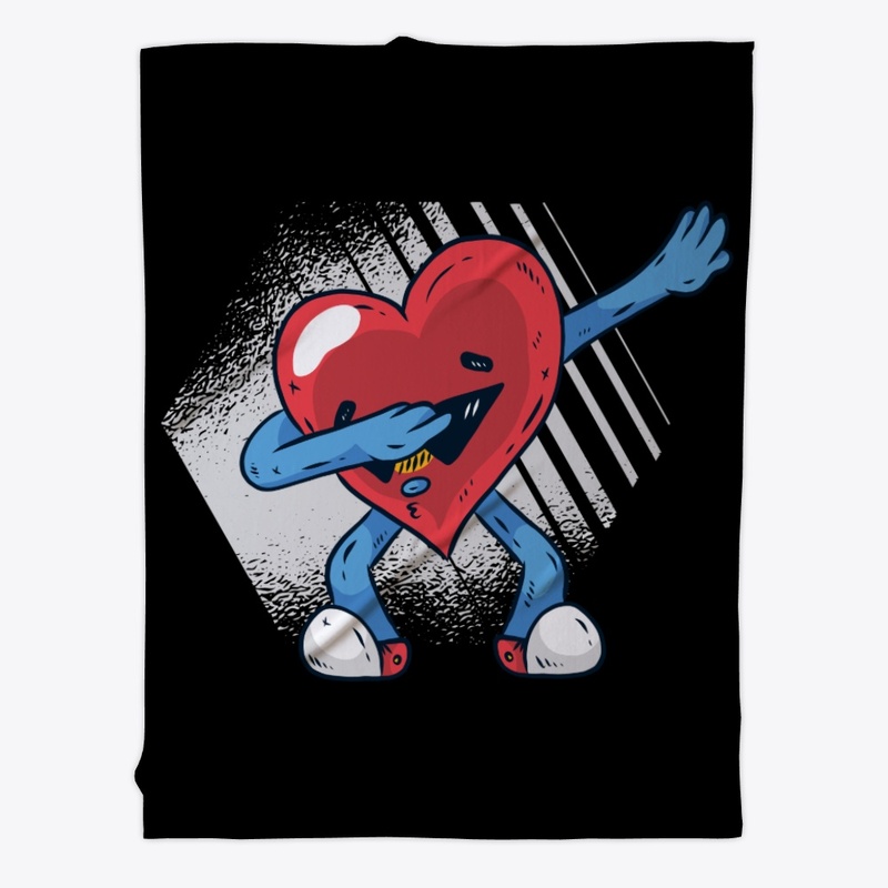 Dabbing Heart Dab Valentines Day Gift
