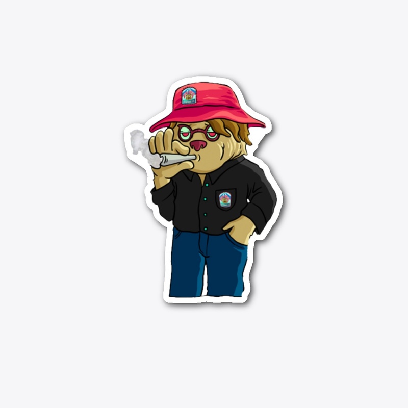 TRAPS BEAR DIE CUT STICKER