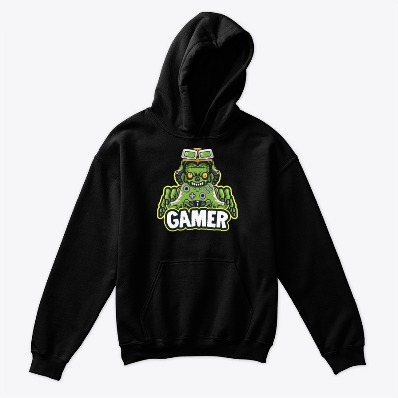 Funny Gamer Zombie Halloween Gaming