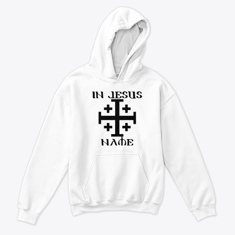 Jerusalem Cross Kids Tee White T-Shirt Front