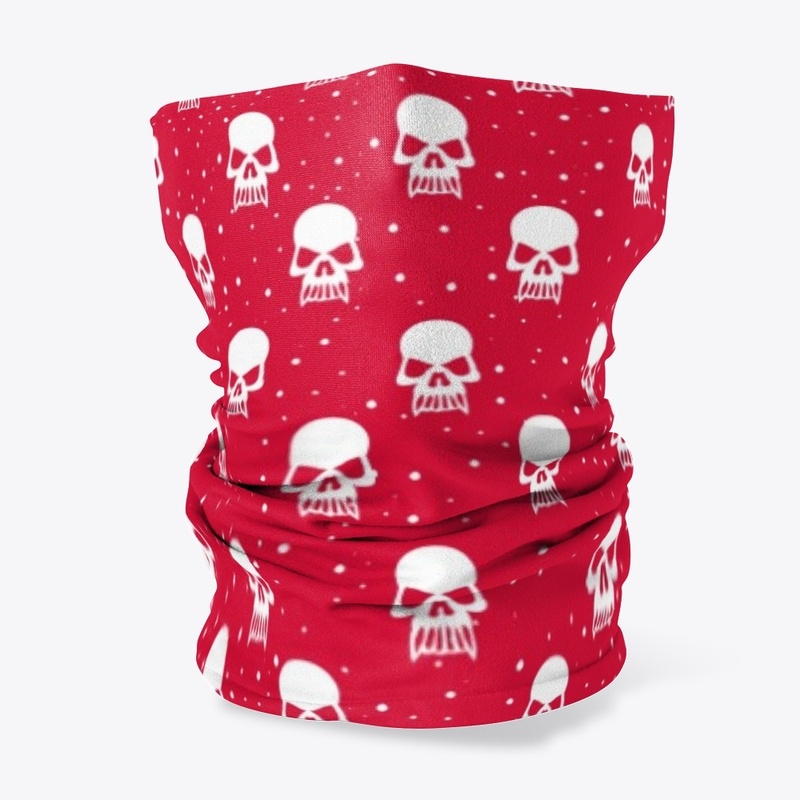 Holiday Skull Neck Gaiter 