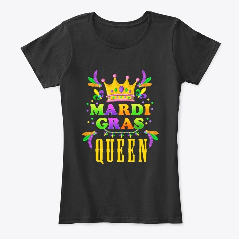 Mardi Gras Queen Cute Pancake Tuesday