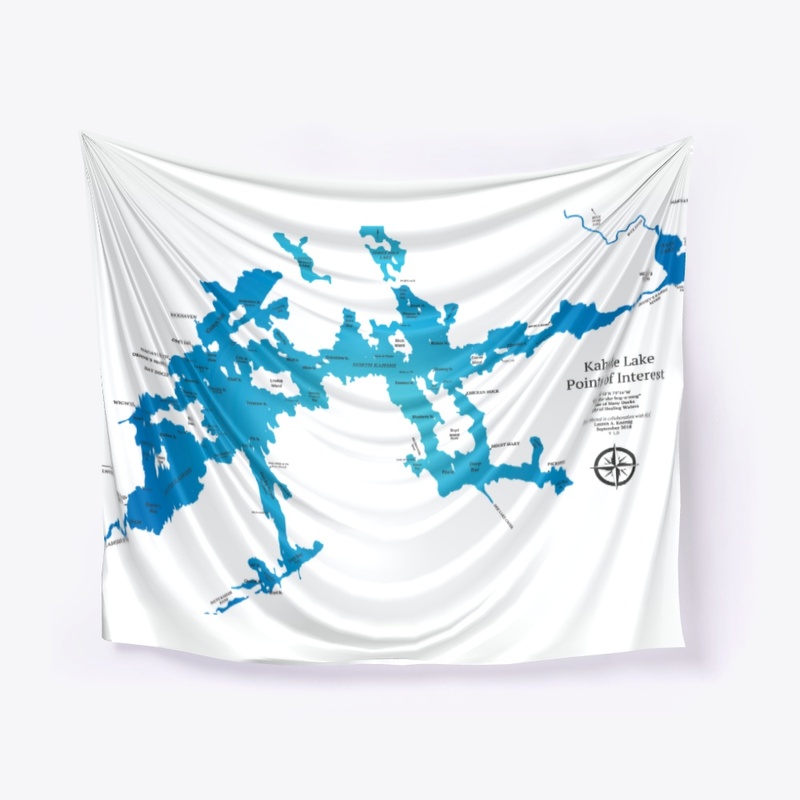 Kahshe Map - Wall Tapestry
