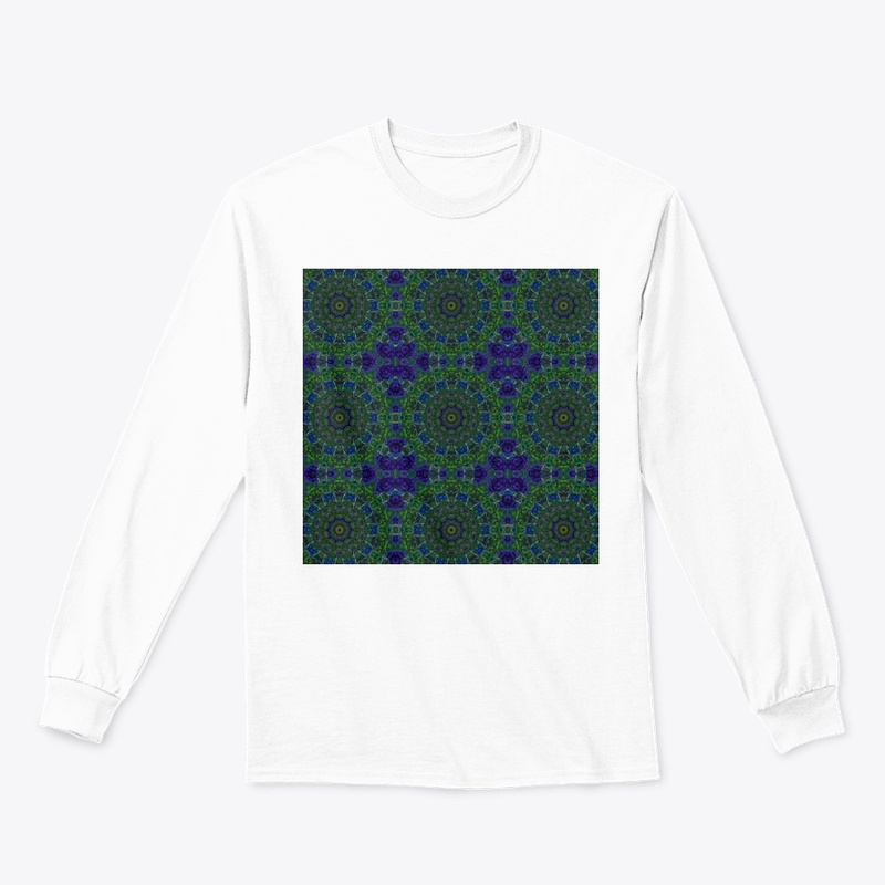 Blue Green Ribbon Kaleidoscope