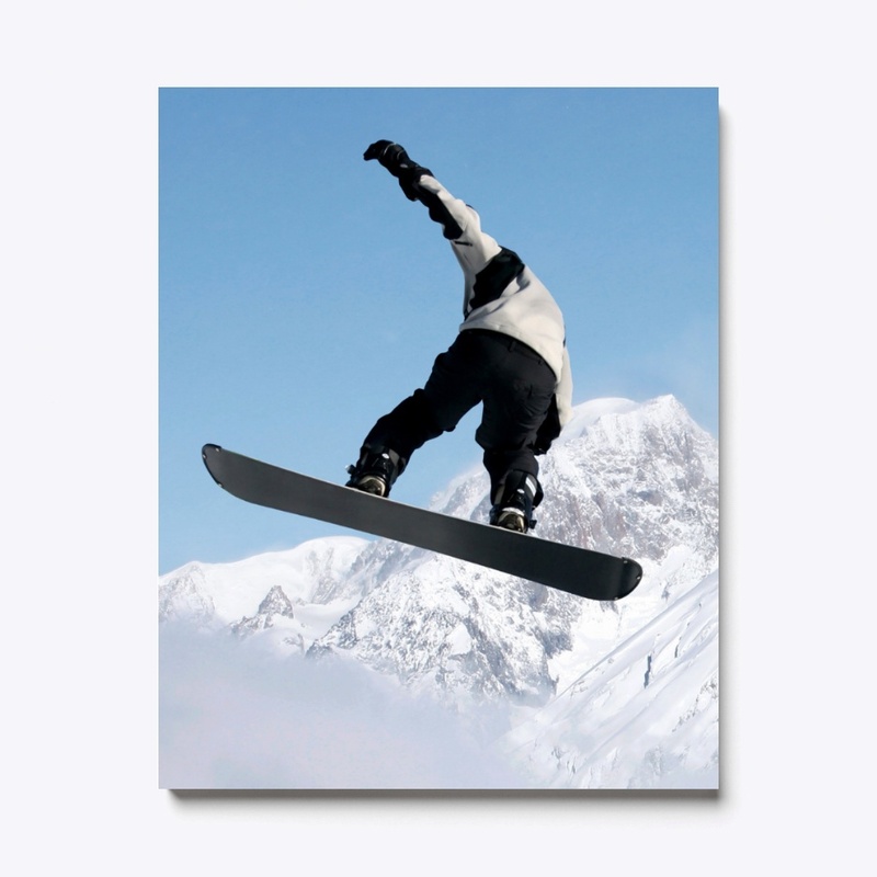 Snowboarder in the Alps