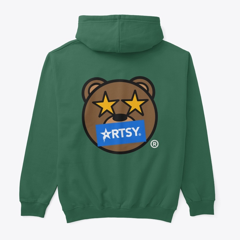 Artsy Teddy Star Hoodie