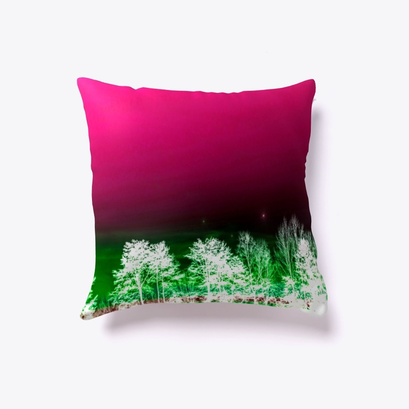 pink neon sky pattern
