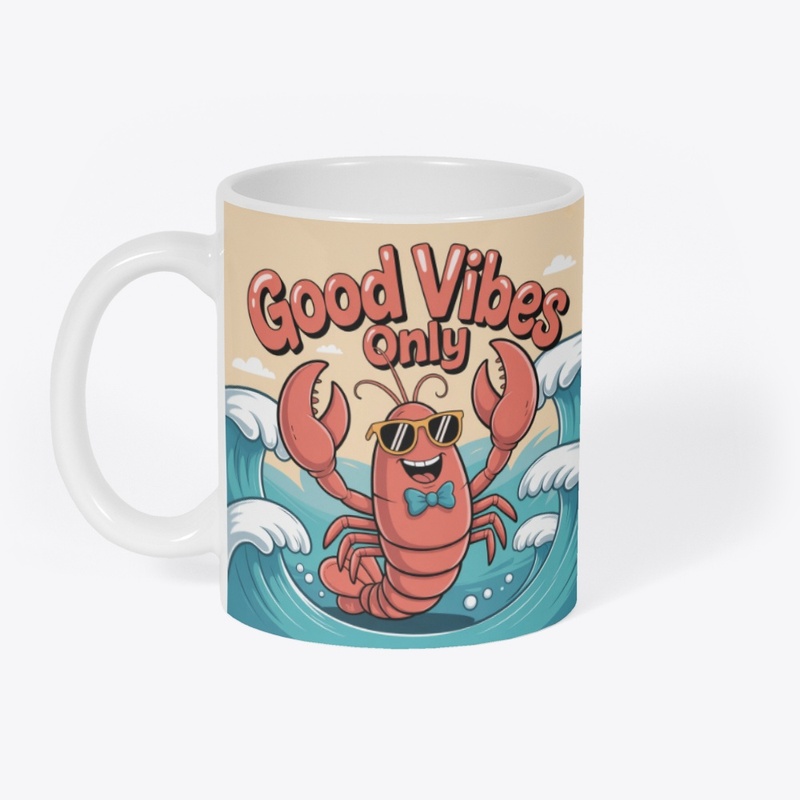 Happy Lobster TShirt Design