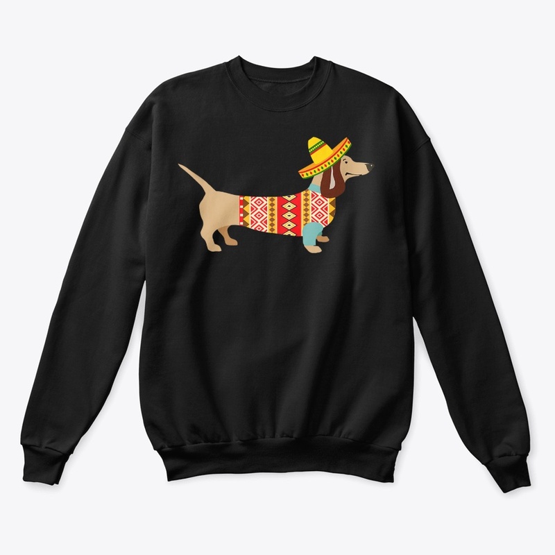 Daschund Cinco De Mayo T-shirt