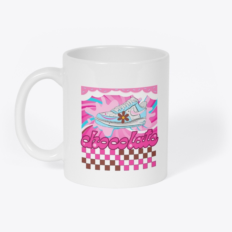 sneakers  chocolate Candy pink design