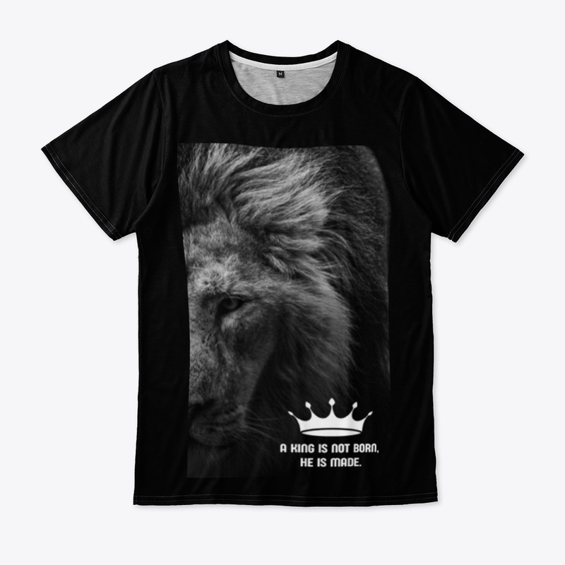 lion is king of the jungle t-shirt, 