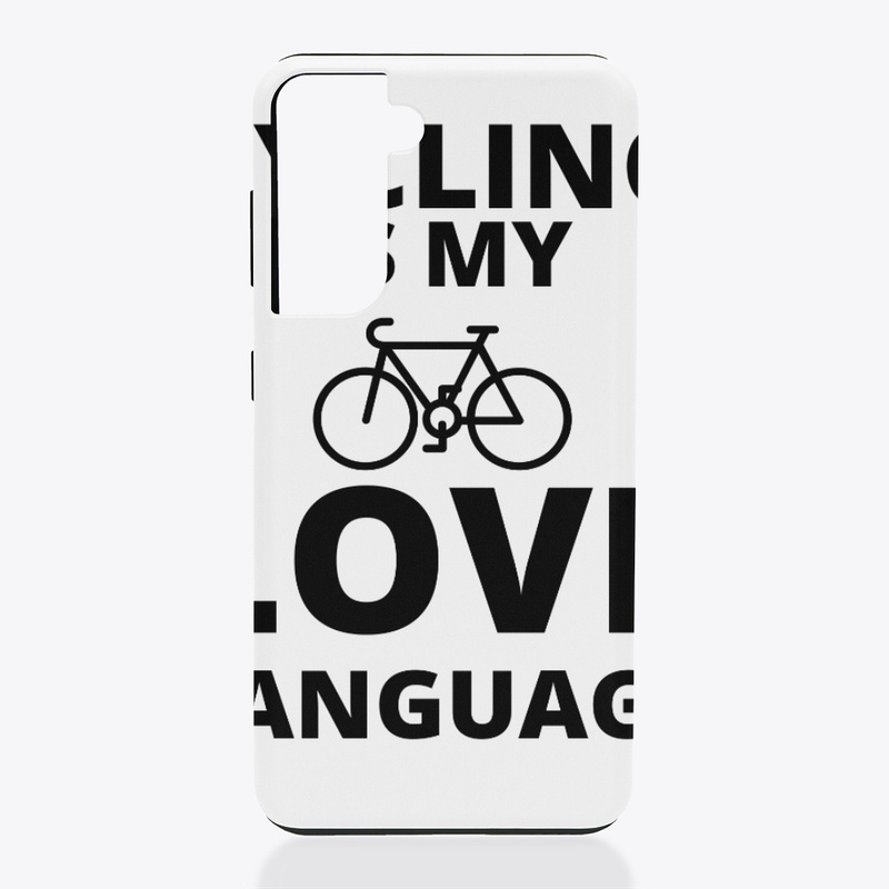 Cycling is my love language funny bicycl