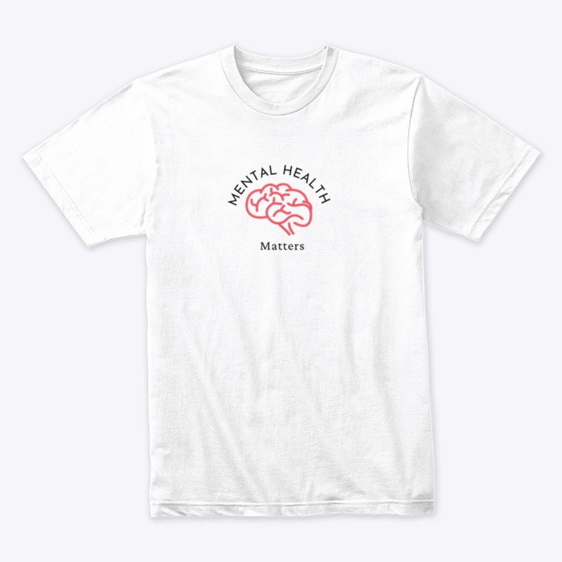 Mental Health Matters Pink Cute Logo