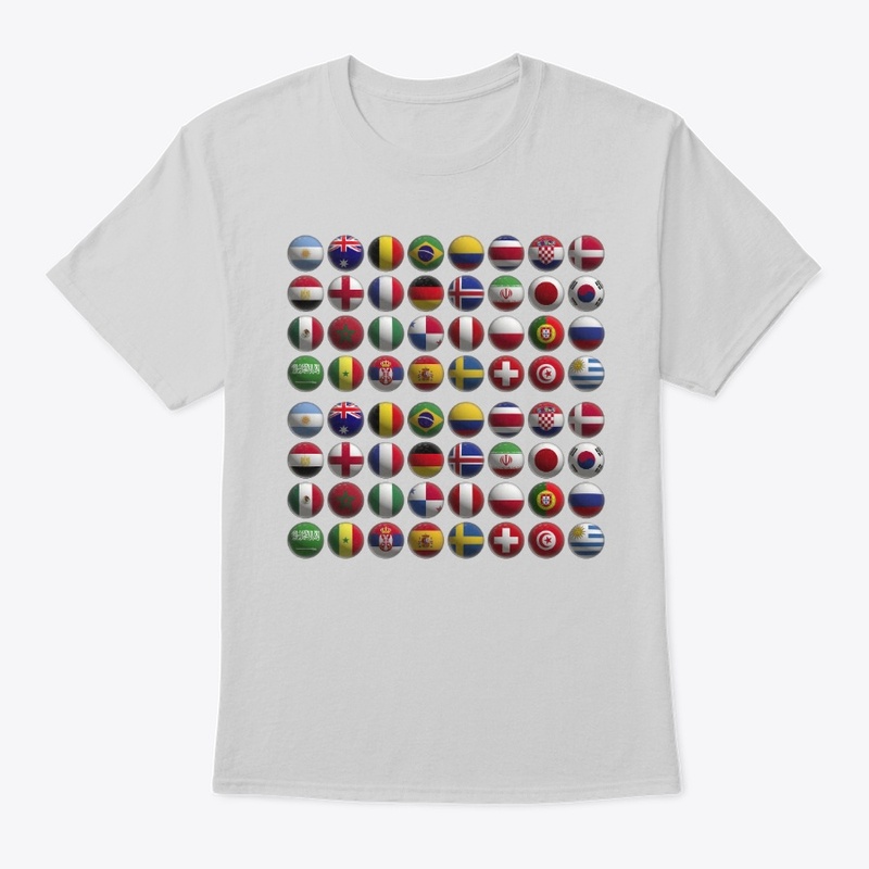 All world flag tee