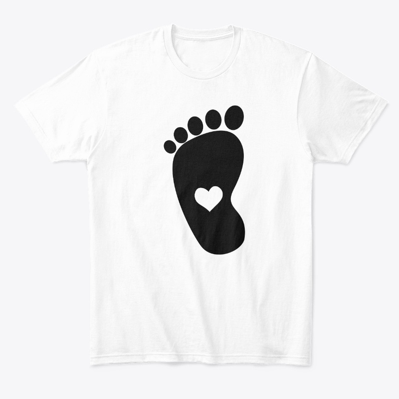 Baby Footprint with Heart