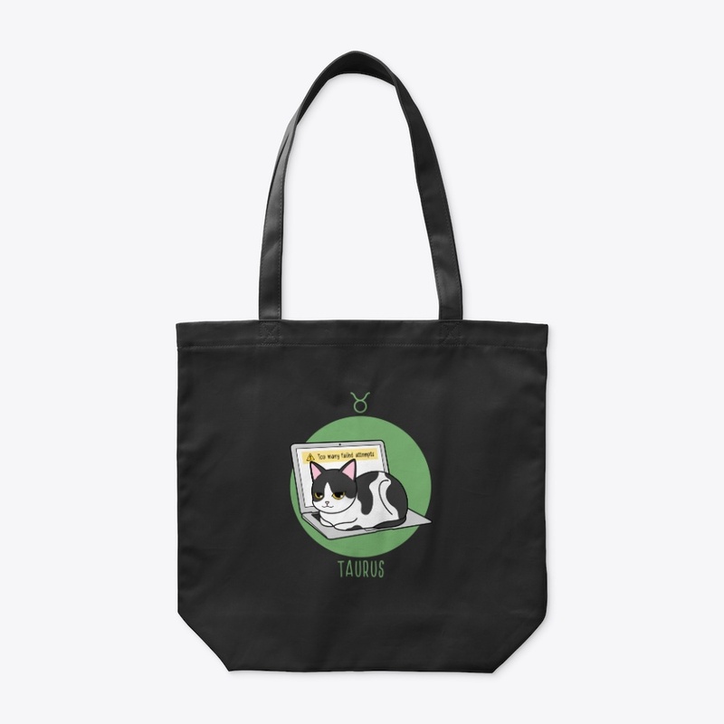 Zodiac Cat - Taurus (Bags)