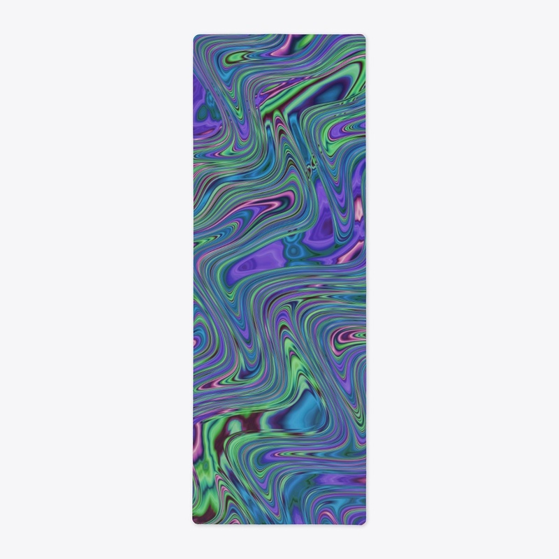 Colorful Swirly Squiggly Abstract Art