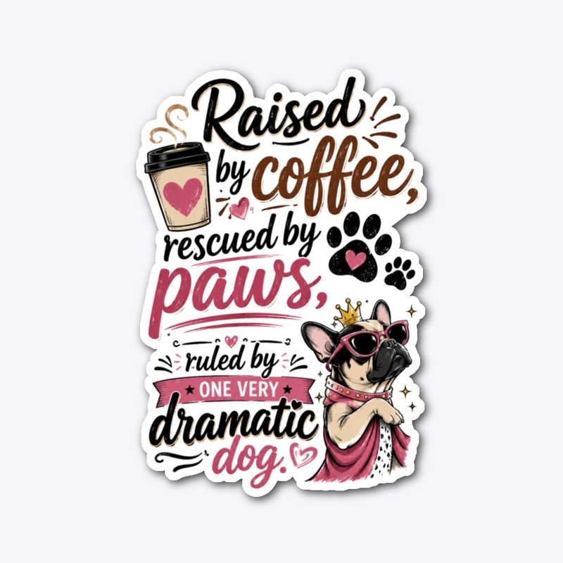 Coffee &amp; Chaos Dog Tee