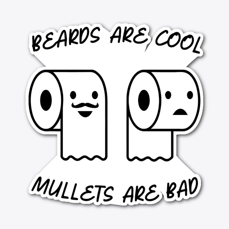 Rolling in Humor: Beards vs. Mullets