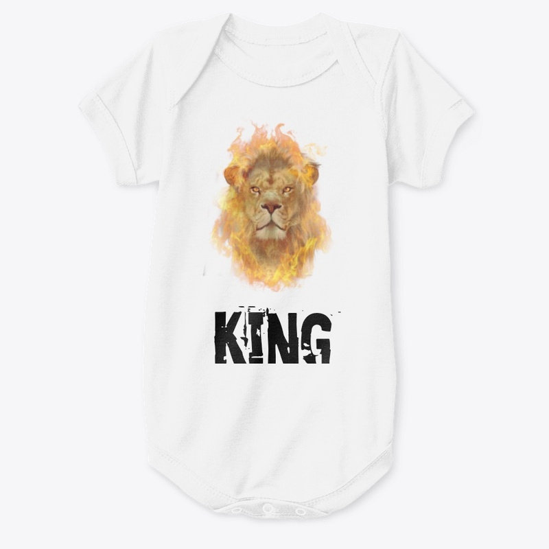 T-shirt with a lion drawing online shop