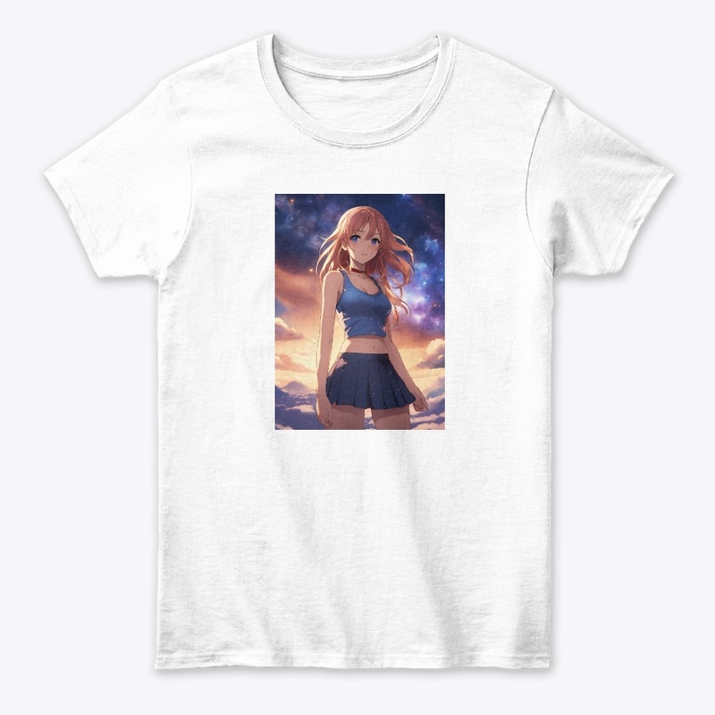 A Anime drawing of a hot 25 year