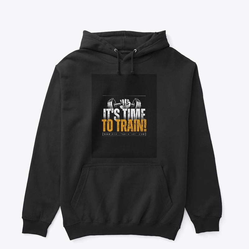 Bold 'It's Time to Train' Black Tee