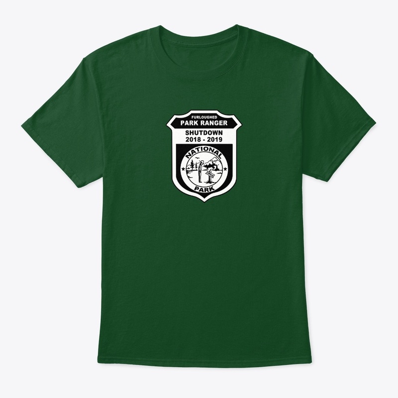 Furloughed Park Ranger White Logo