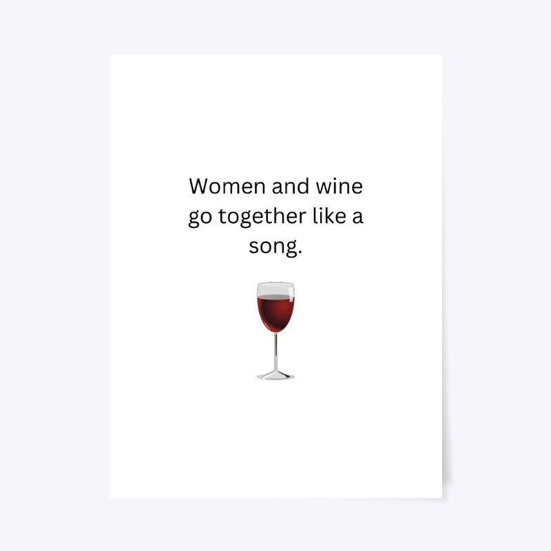 women and wine